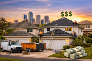 Residential roof replacement increases home resale value in Tampa and Lutz